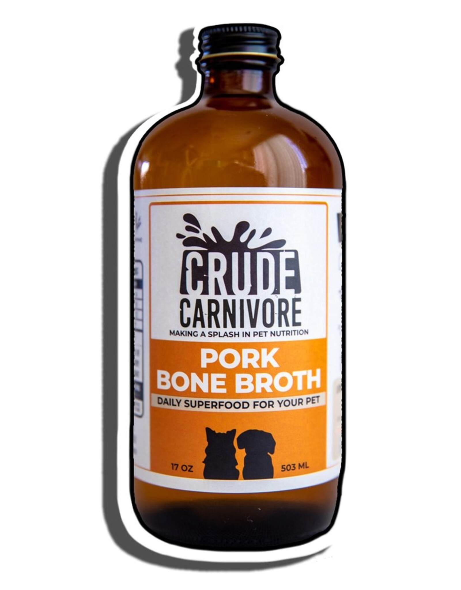 Crude Carnivore Pork Bone Broth 17oz