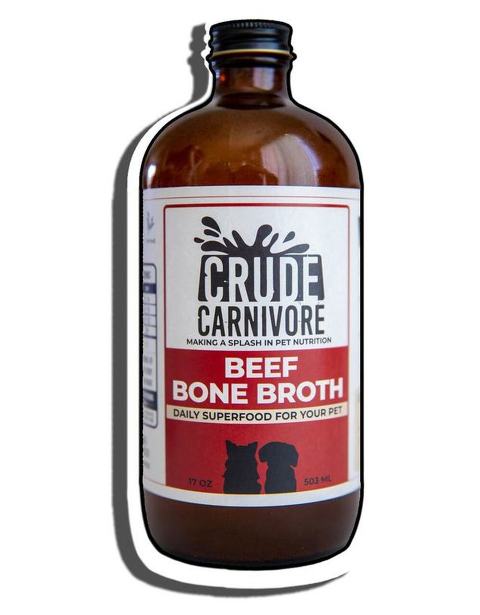 Crude Carnivore Beef Bone Broth 17oz