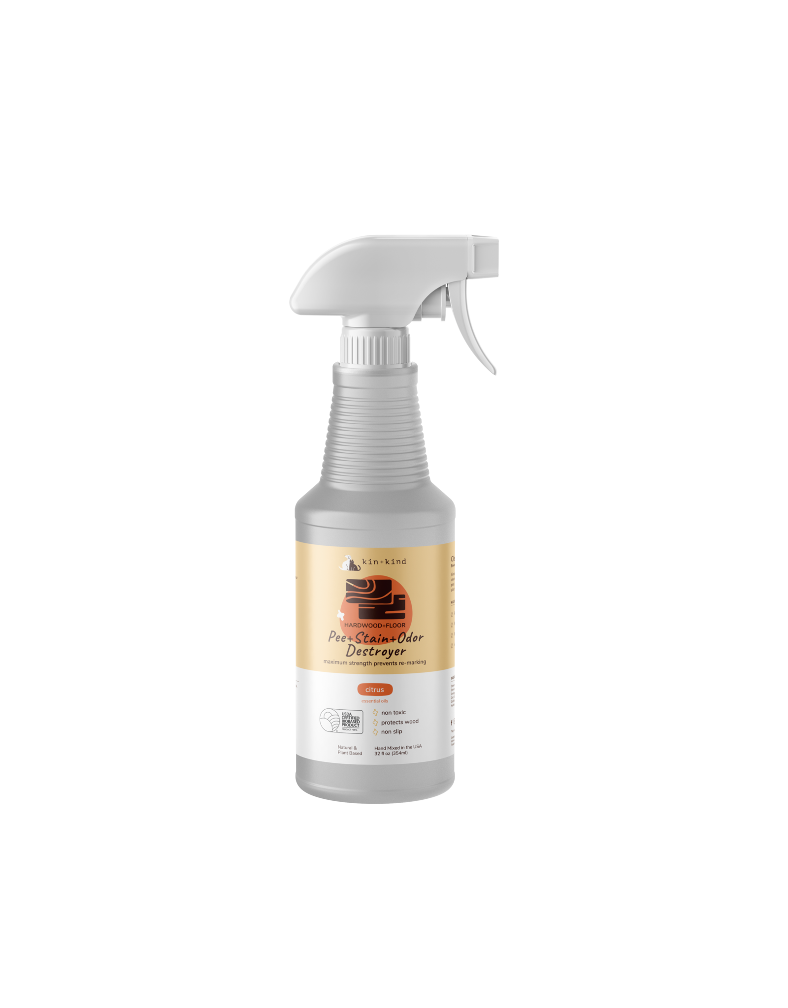 Kin + Kind Pee+Stain+Odor Destroyer (Hardwood+Floor)