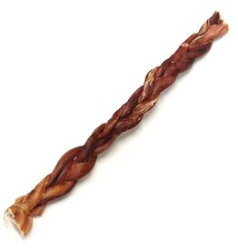 The Natural Dog Company 12" Standard Braided Bully Stick