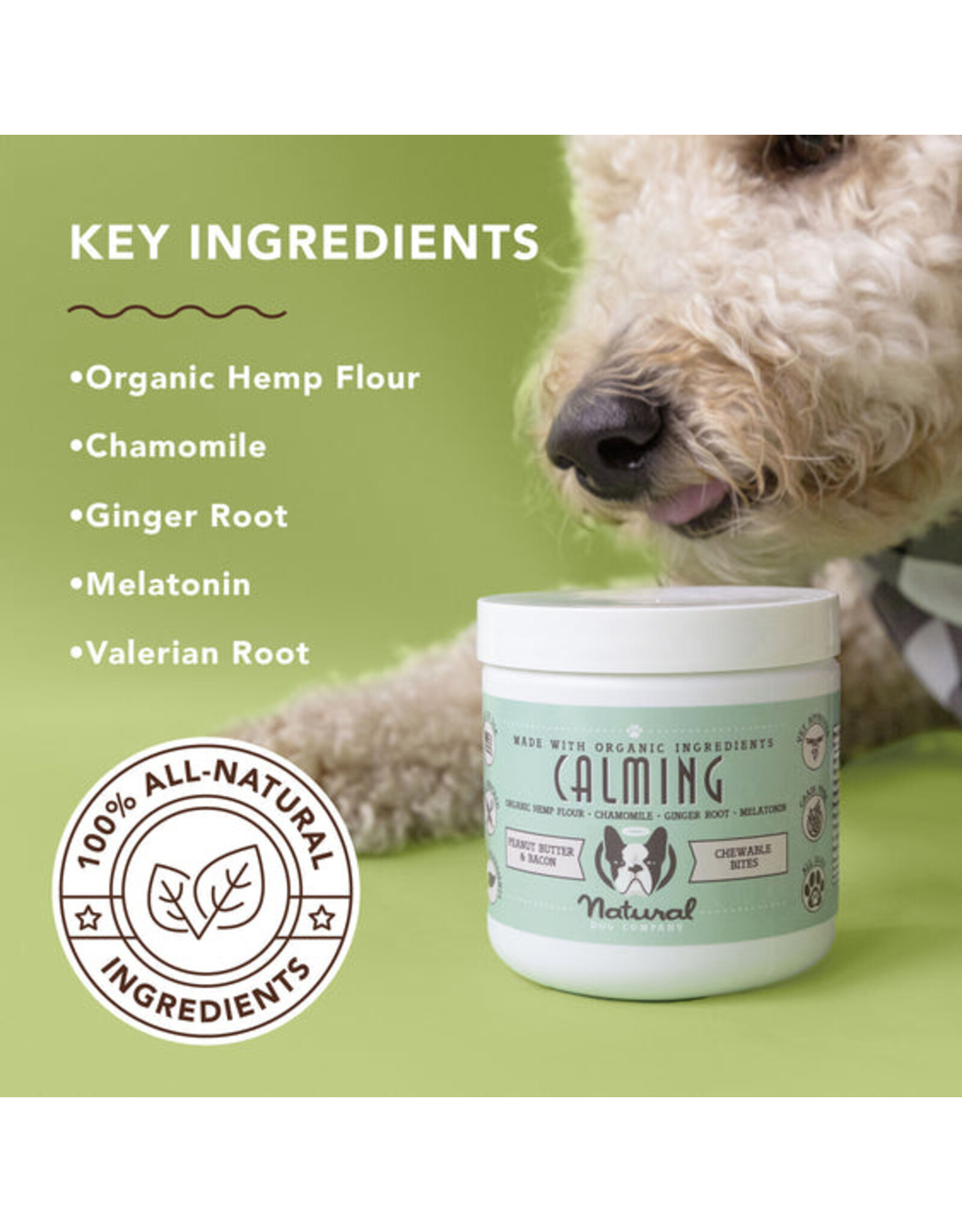Natural Dog Co. Calming Supplement 90ct