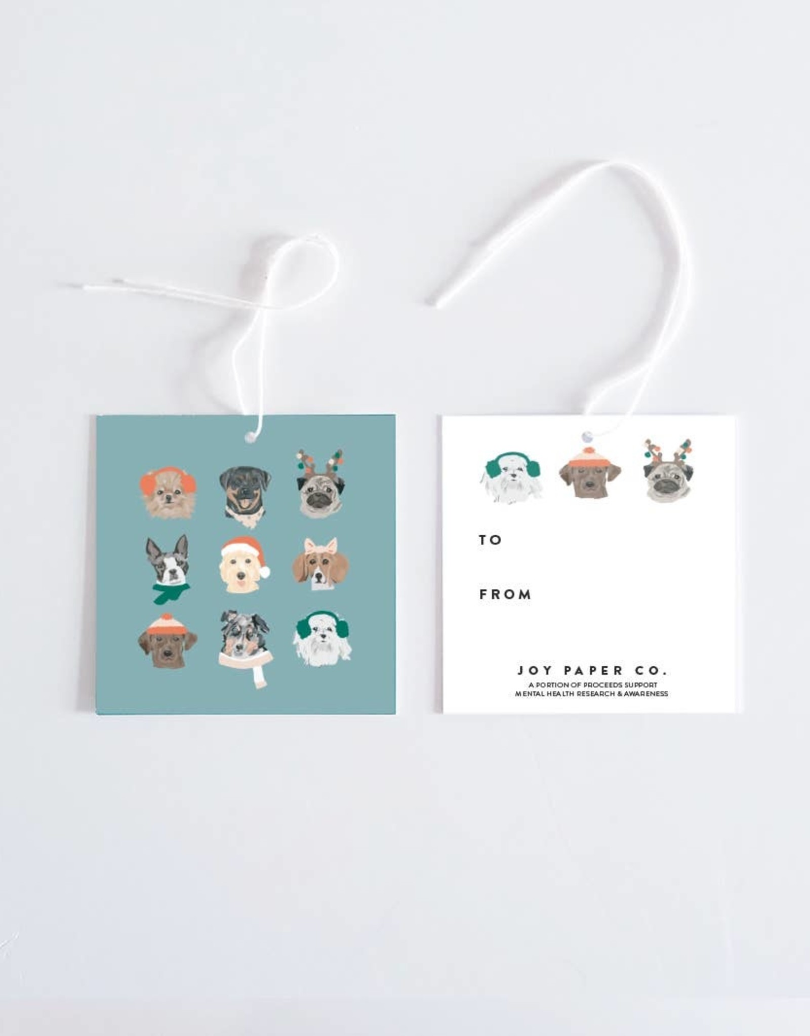 Joy Paper Co. Dogs Holiday Gift Tag