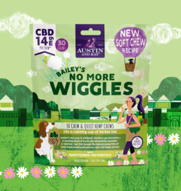 Austin & Kat Bailey's No More Wiggles CBD Biscuits 14mg