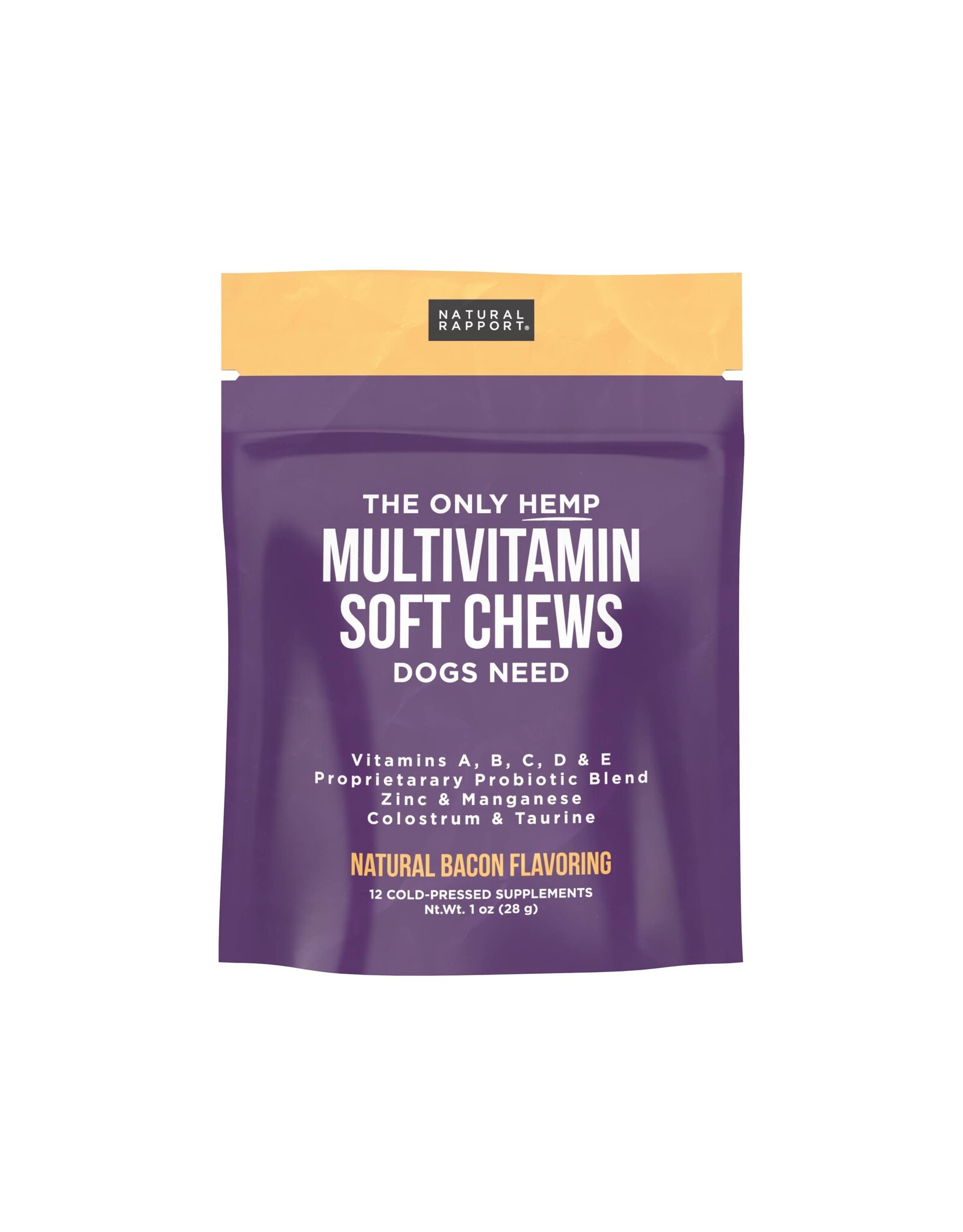 Natural Rapport Hemp Multivitamin Chews 12ct