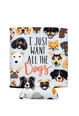 About Face Designs All The Dogs Koozie