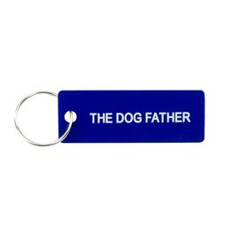 About Face Designs Dog Father Key Chain