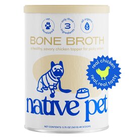Native Pet Organic Chicken Bone Broth Topper 4.75oz