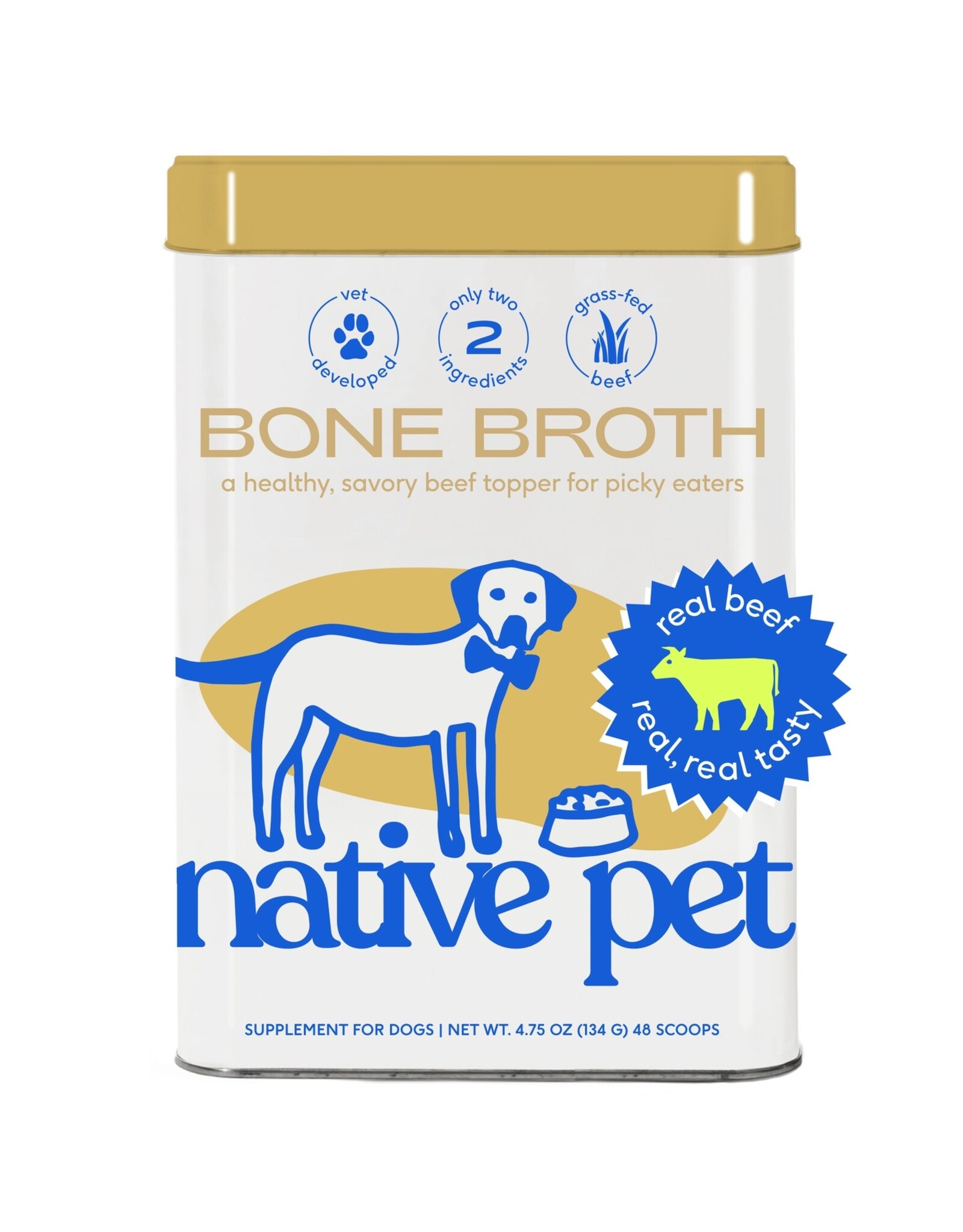 Native Pet Beef Bone Broth Topper 4.75oz