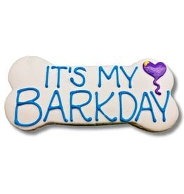 fetch! Dog Treats It's My Barkday 6" Dog Cookie (Colors Vary)