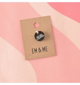 Em & Me Studio "Microchipped" Tag - Black