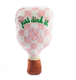 Haute Diggity Dog Pink Checker Pickleball Paddle