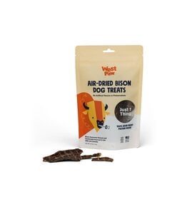 West Paw Air-Dried Bison Heart Treats  2.5oz