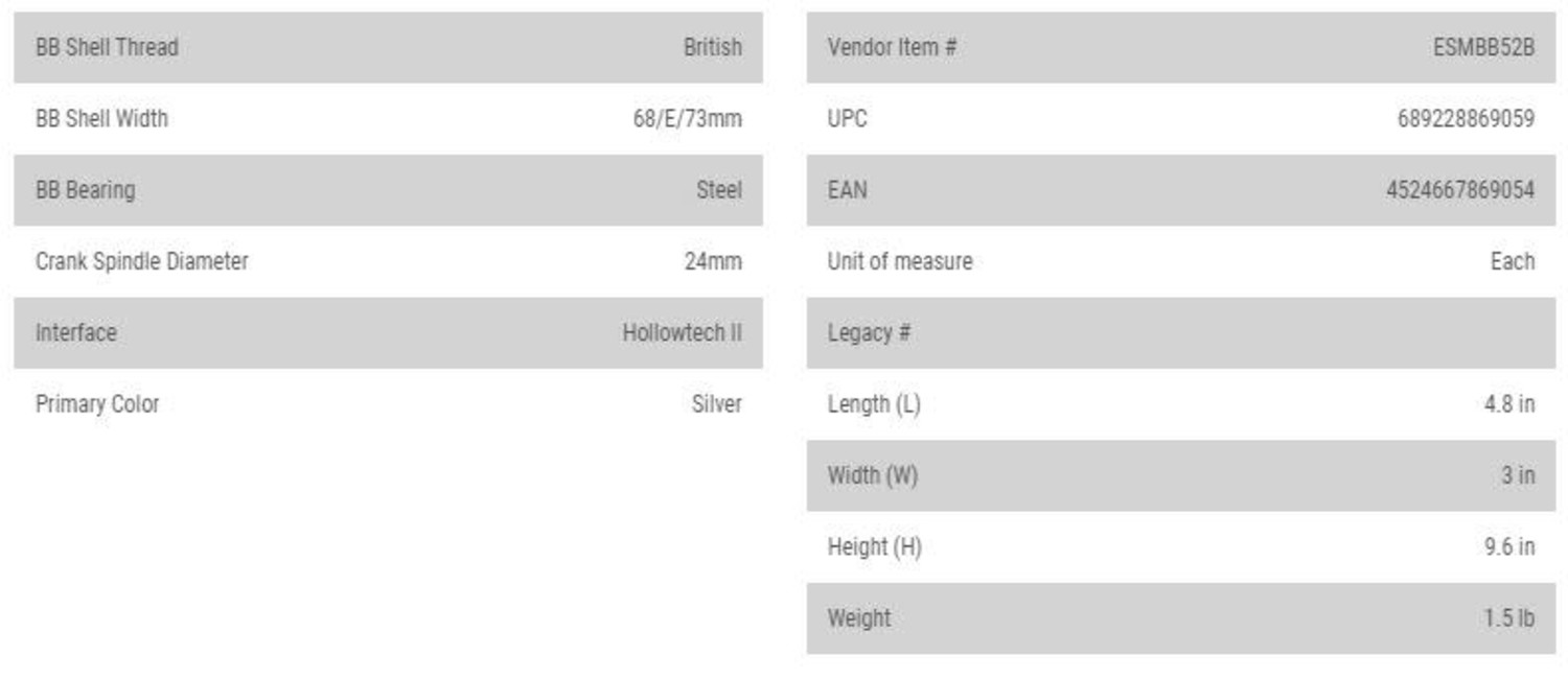 Shimano Deore Sm 52 Hollowtech Bsa 68 E 73 24mm Skookum Gear Skookum Gear Revelstoke Bike Ski Shop Shimano Deore Sm 52 Hollowtech Bsa 68 E 73 24mm Skookum Gear Skookum Gear Revelstoke Bike Ski Shop