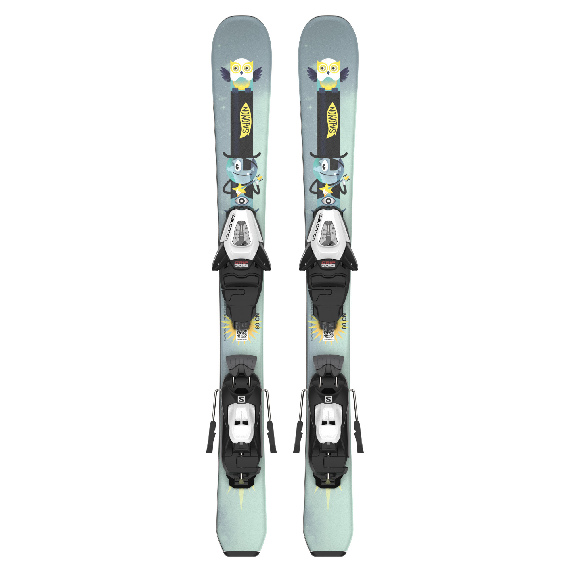 Salomon T1 Jr XS skis + C5 GW bindings 2024 -- Skookum Gear 