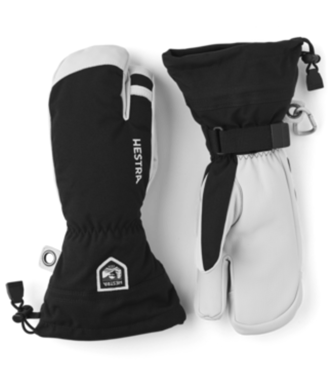 Hestra Army Leather Heli Ski 3 Finger Glove Skookum Gear Skookum Bike Ski