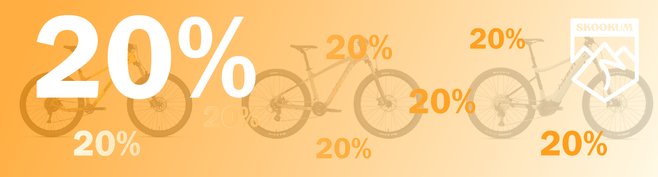 Save 20% on select bikes