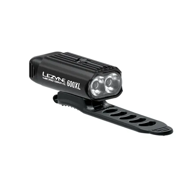 Lezyne, Micro Drive 600XL, Light, Front, Black