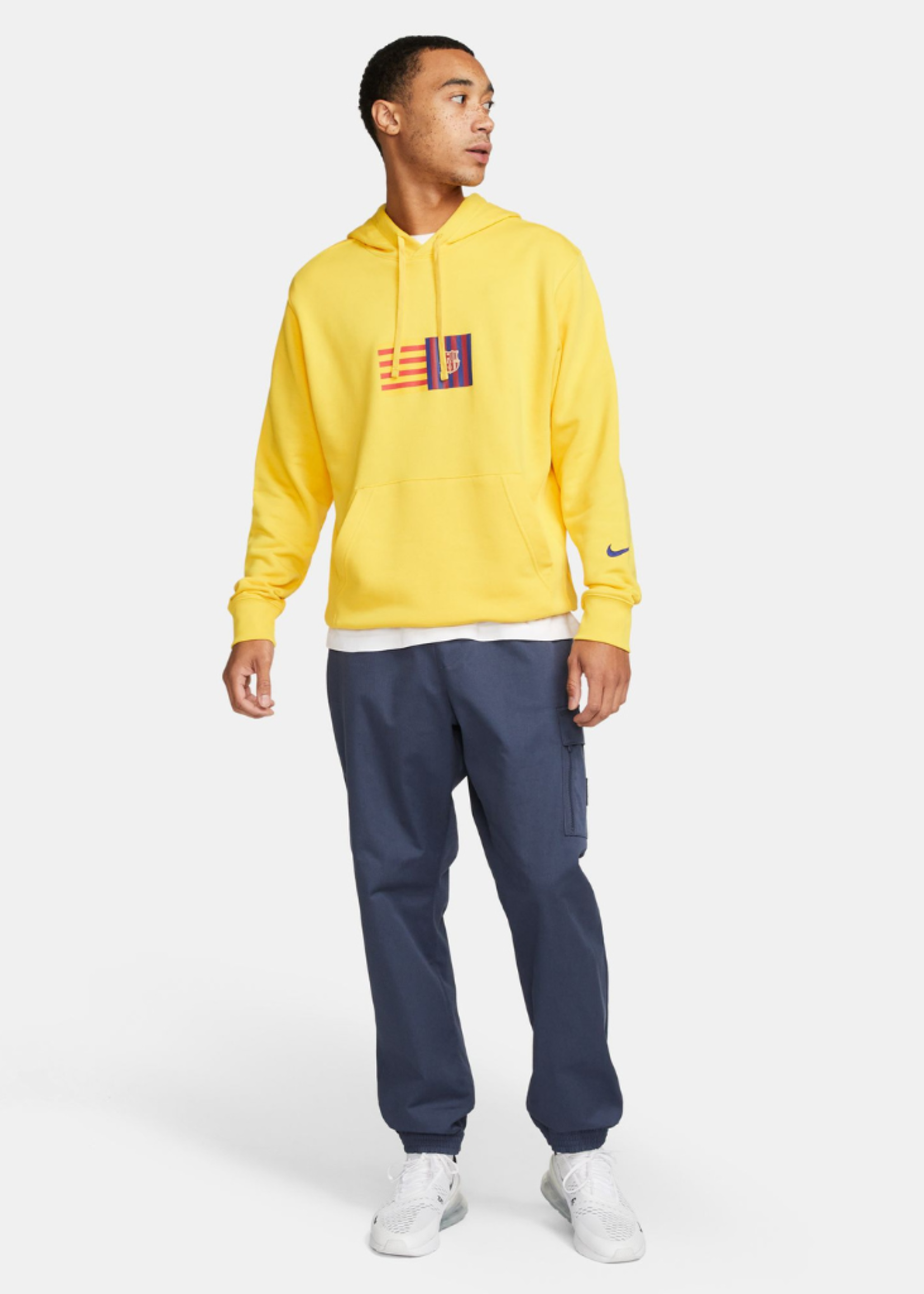 NIKE FC BARCELONA CLUB FLEECE TOP