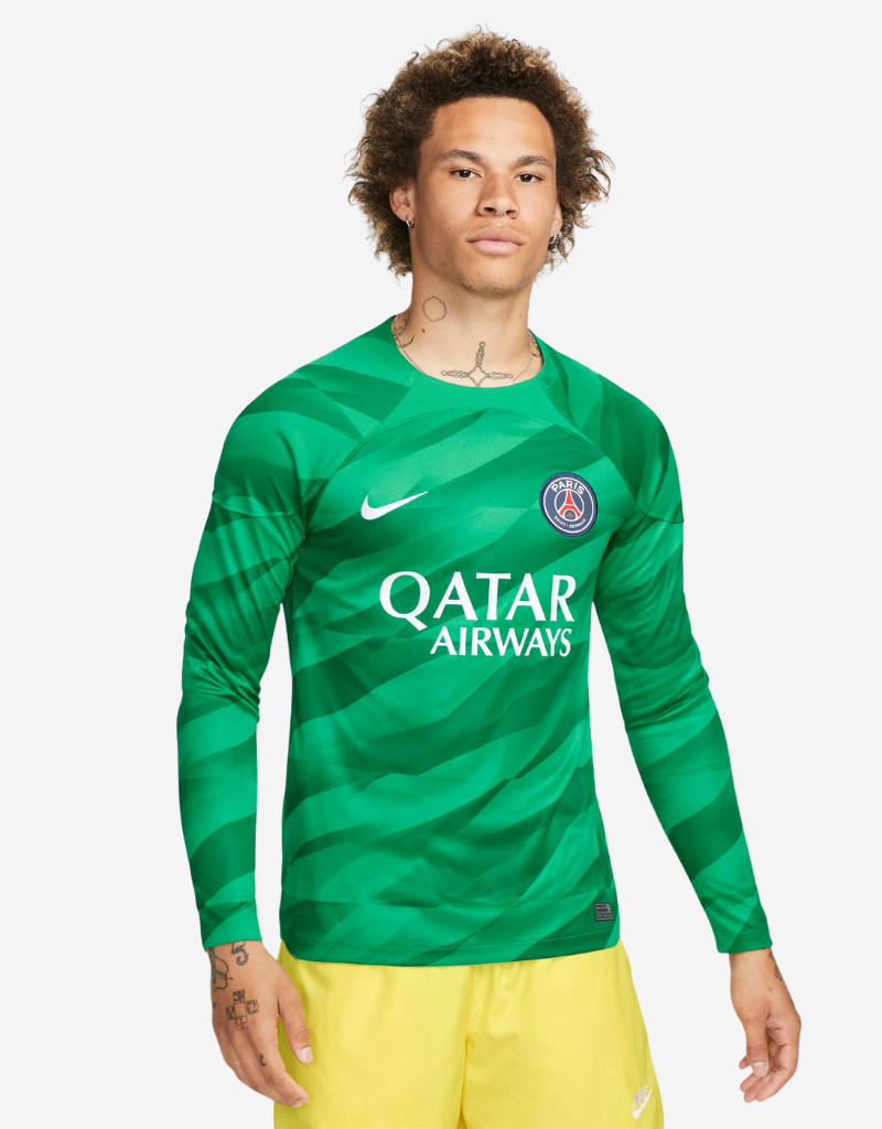 Paris Saint-Germain 2023/24 Stadium Goalkeeper JERSEY GREEN DX2637-325 ...