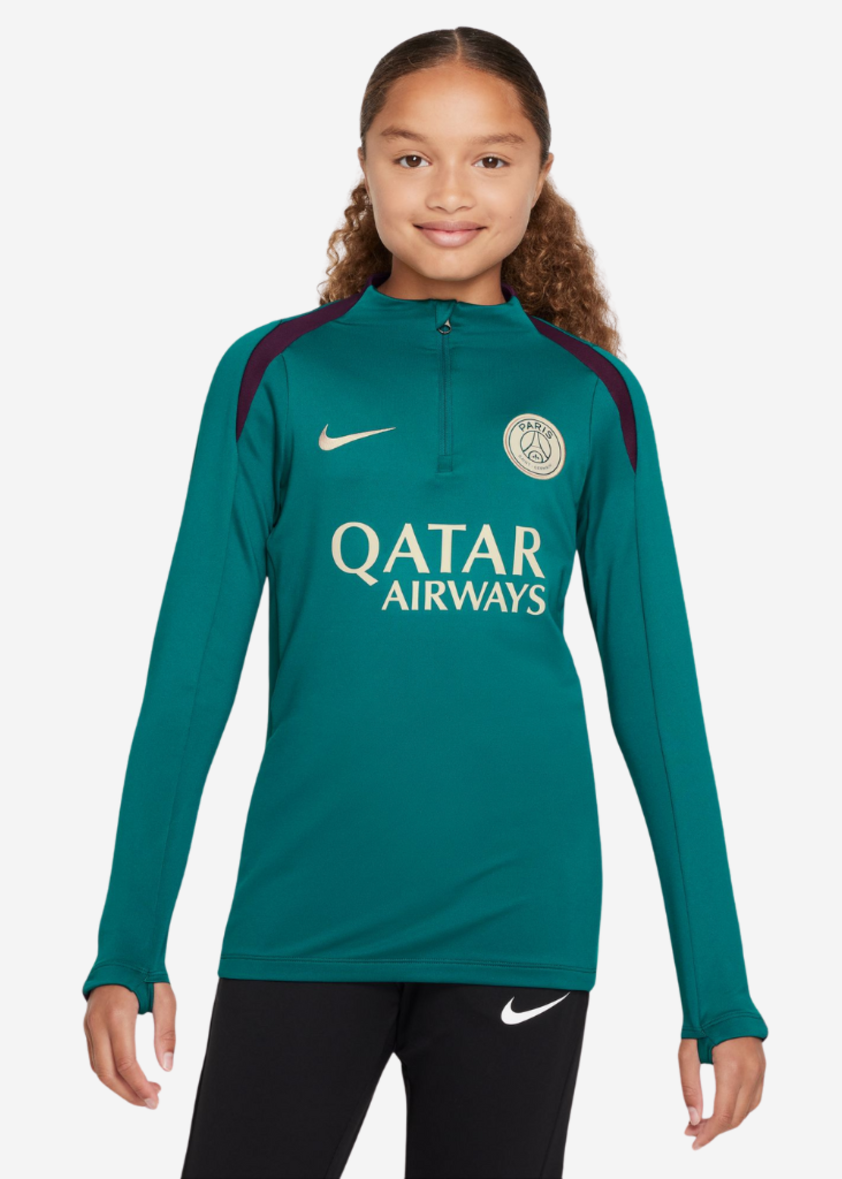 NIKE Paris Saint-Germain Strike KIDS TOP TEAL FN9940-382