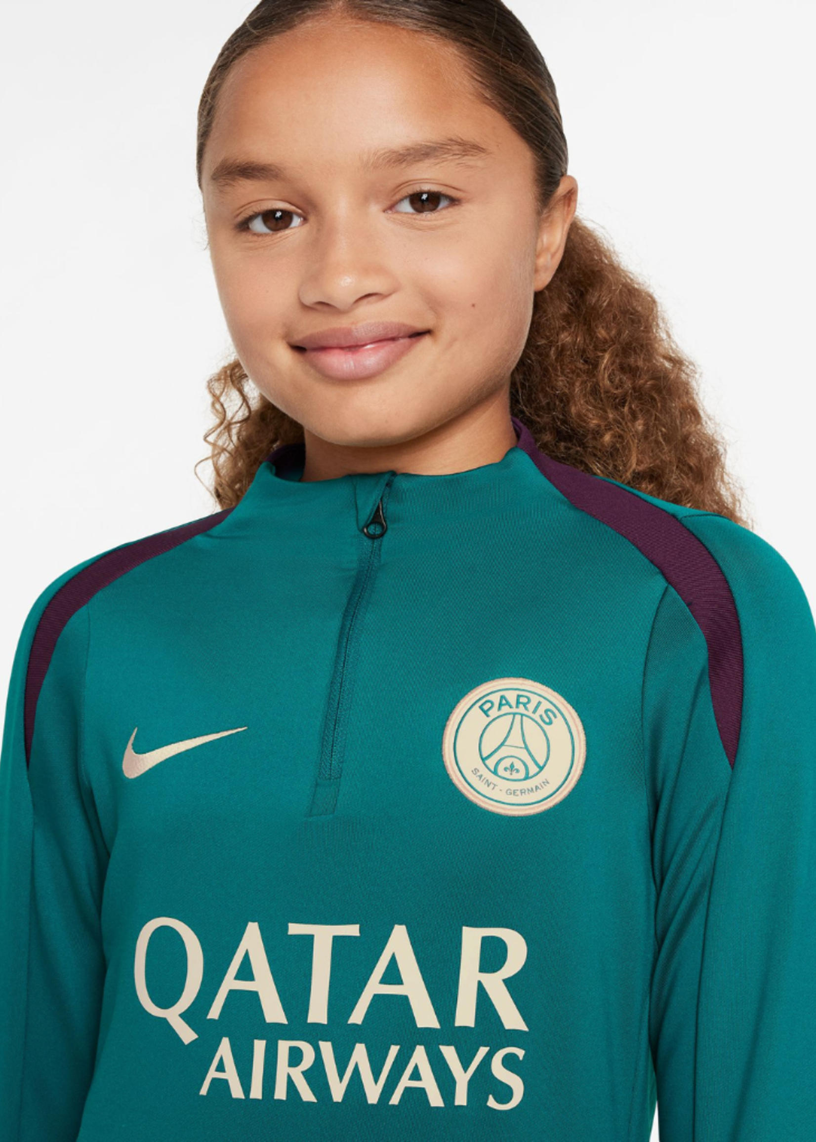 NIKE Paris Saint-Germain Strike KIDS TOP TEAL FN9940-382