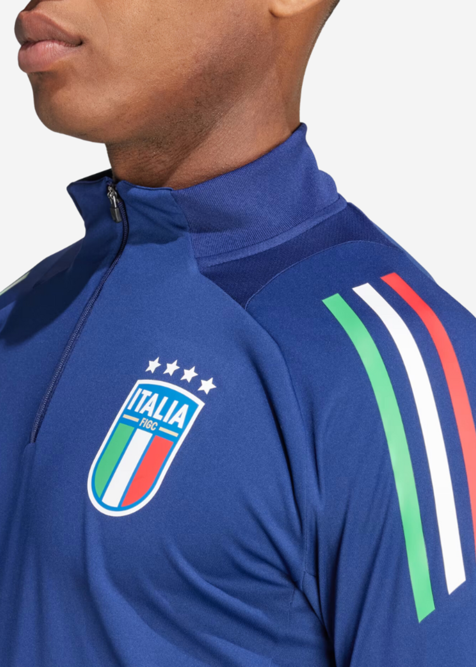 ADIDAS FIGC ITALY TRAINING TOP NGTSKY BLUE IQ2167