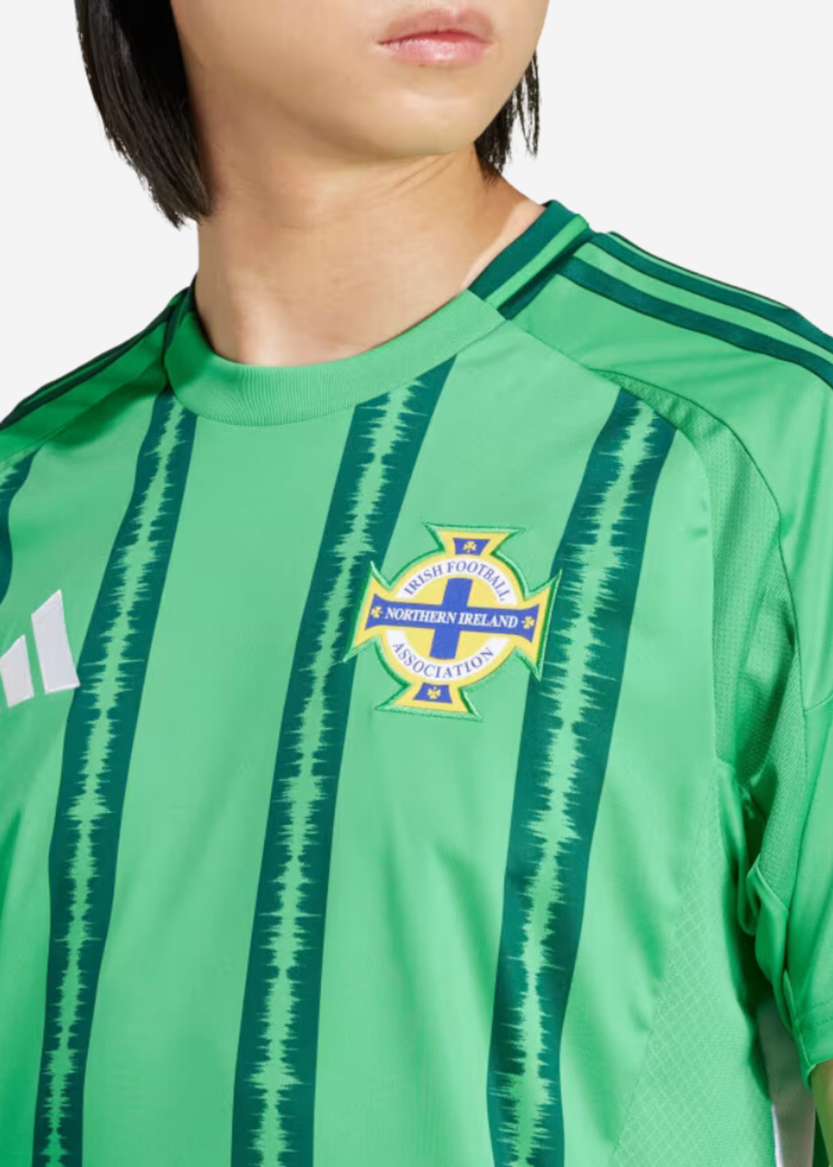 ADIDAS IFA NORTHERN IRELAND HOME JERSEY GREEN IQ0781