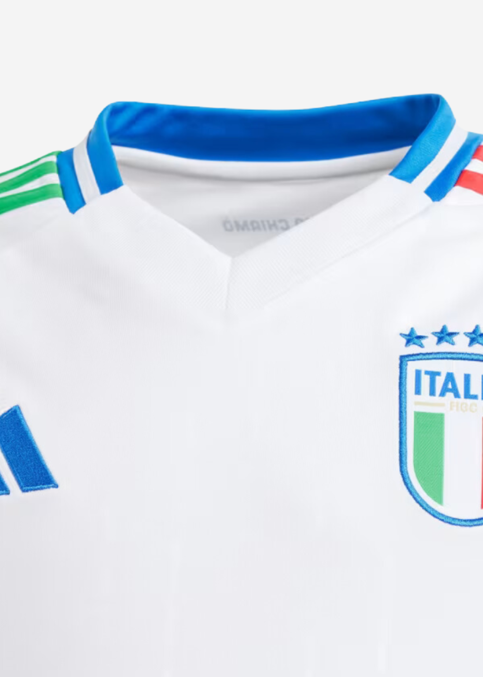 ADIDAS FIGC ITALY AWAY JERSEY KIDS WHITE IQ0488