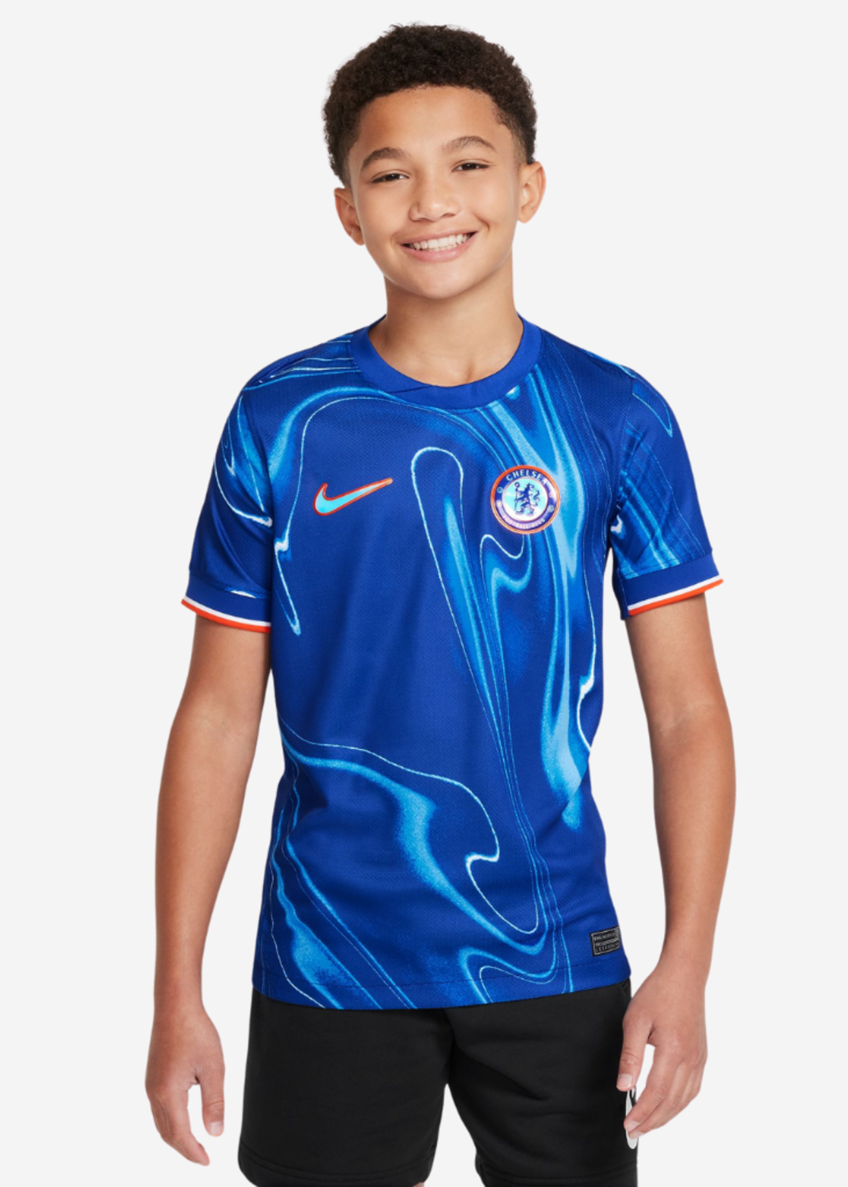 NIKE Chelsea FC 2023/24 Stadium Home Kids BLUE/ORANGE/WHITE FN9124-496