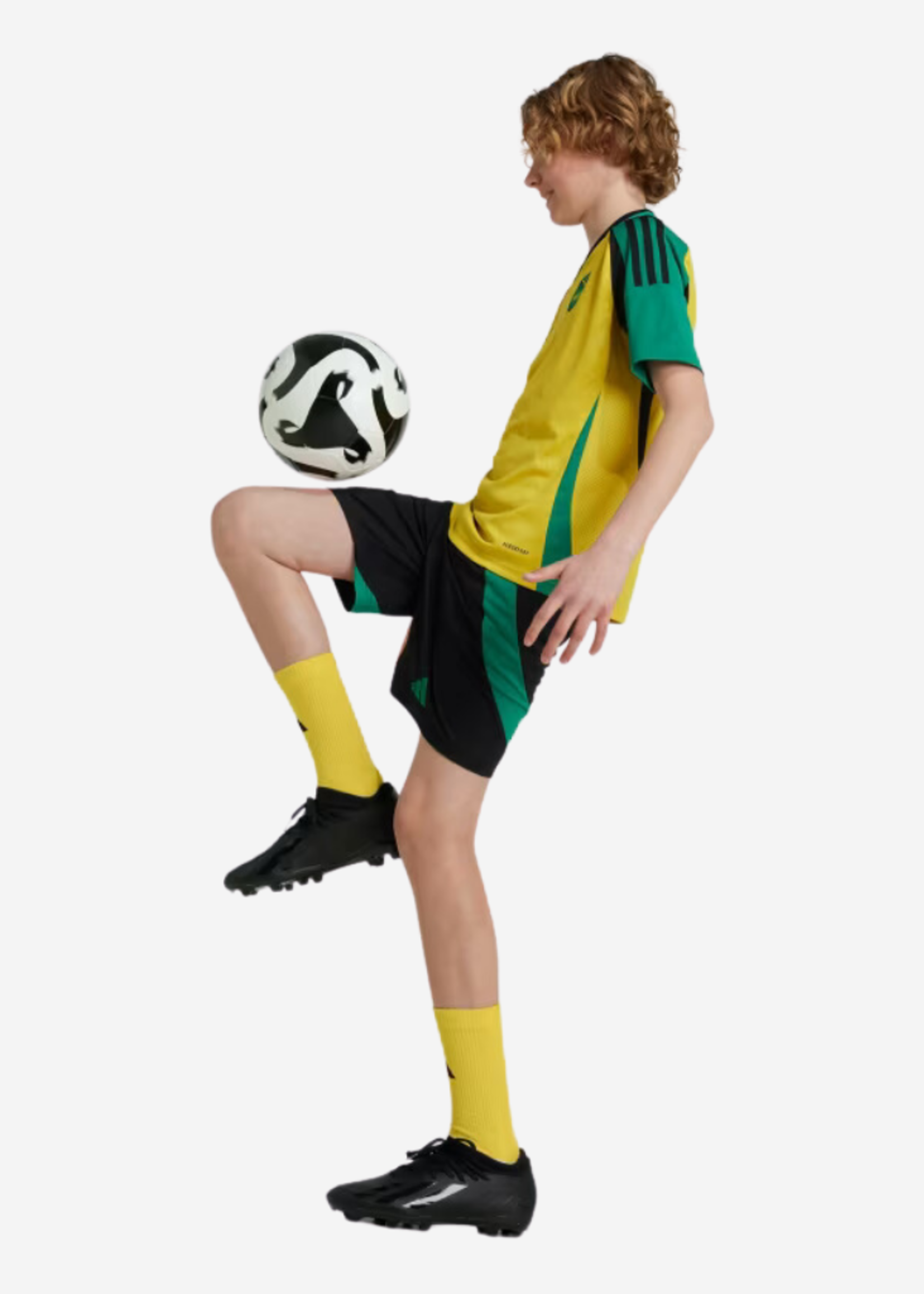 ADIDAS JFF JAMAICA HOME JERSEY KIDS HAZYEL IS5674