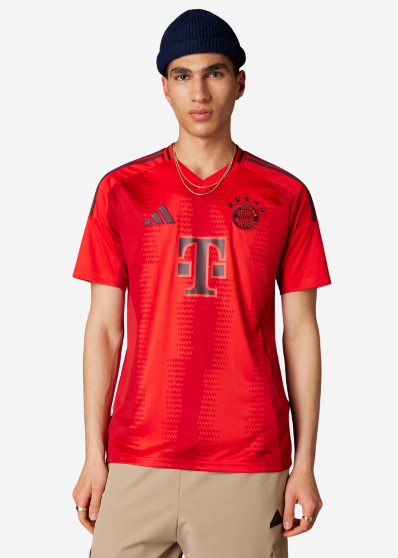 ADIDAS FCB BAYERN MUNICH HOME JERSEY RED IT8511