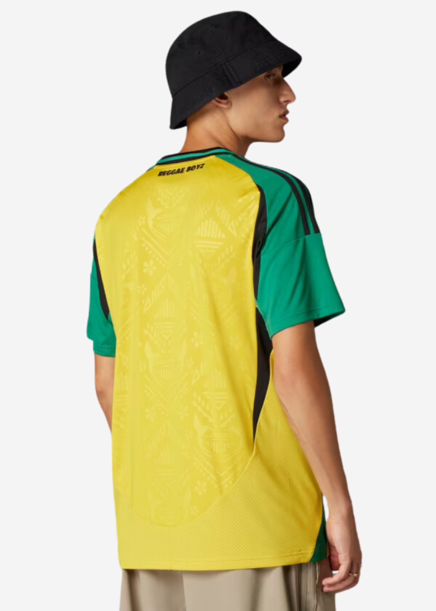 ADIDAS JFF JAMAICA HOME JERSEY HAZYEL IT8541