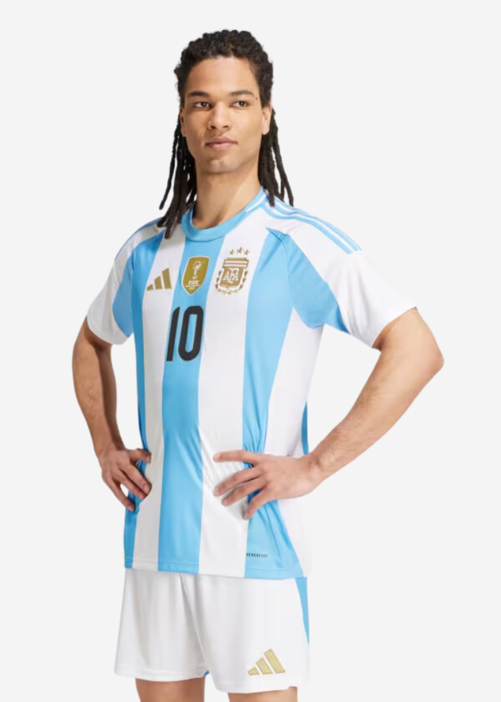 ADIDAS AFA ARGENTINA HOME MESSI WHITE/BLUE IX7790