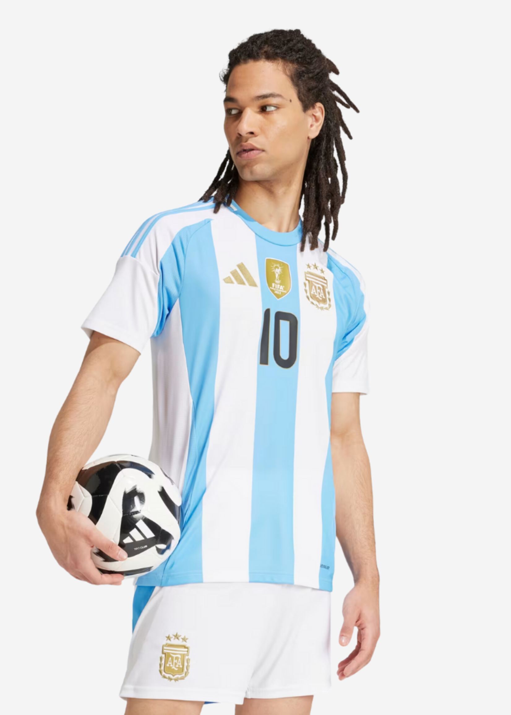 ADIDAS AFA ARGENTINA HOME MESSI WHITE/BLUE IX7790