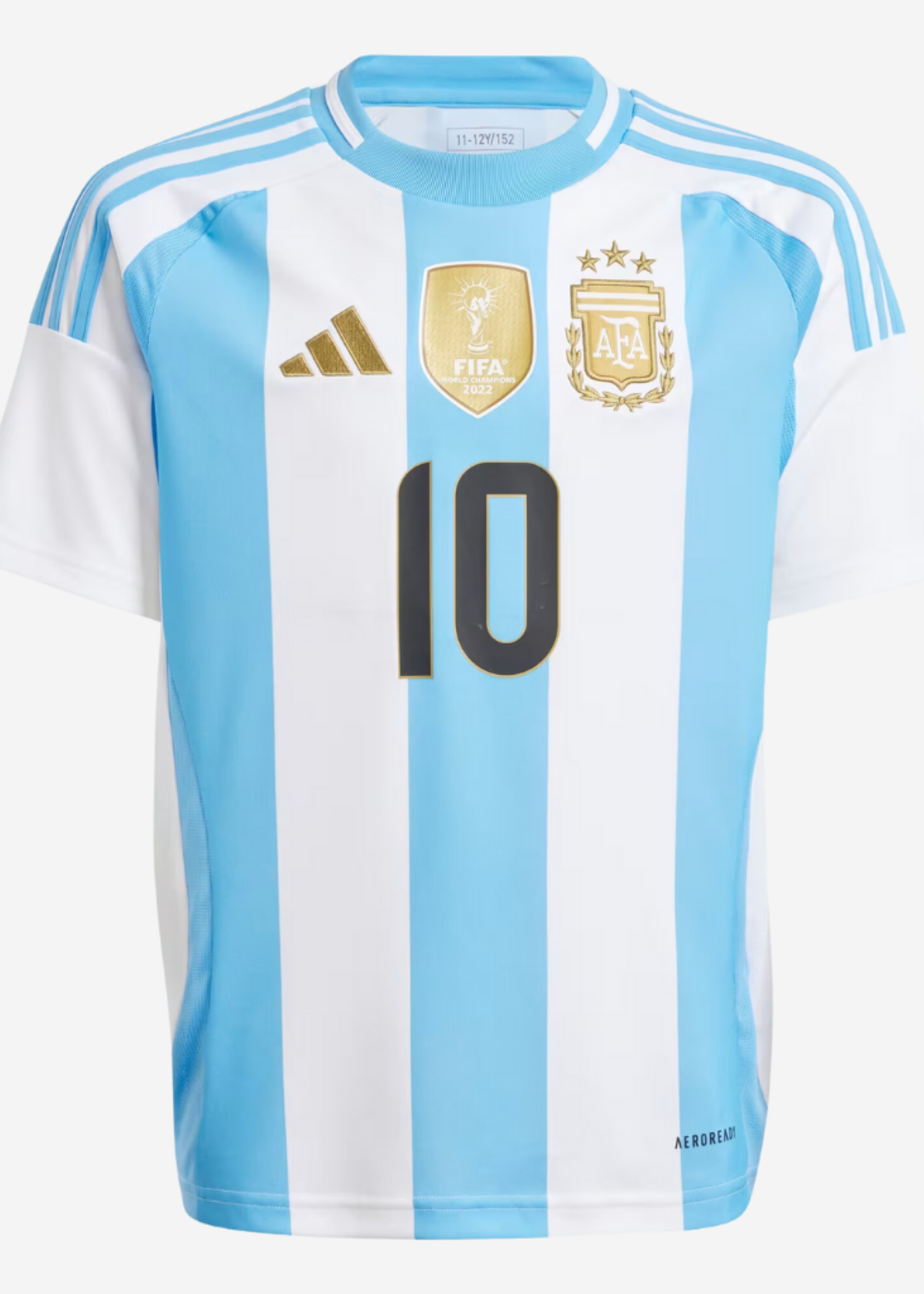 ADIDAS AFA ARGENTINA HOME MESSI KIDS WHITE/BLUE IX7794