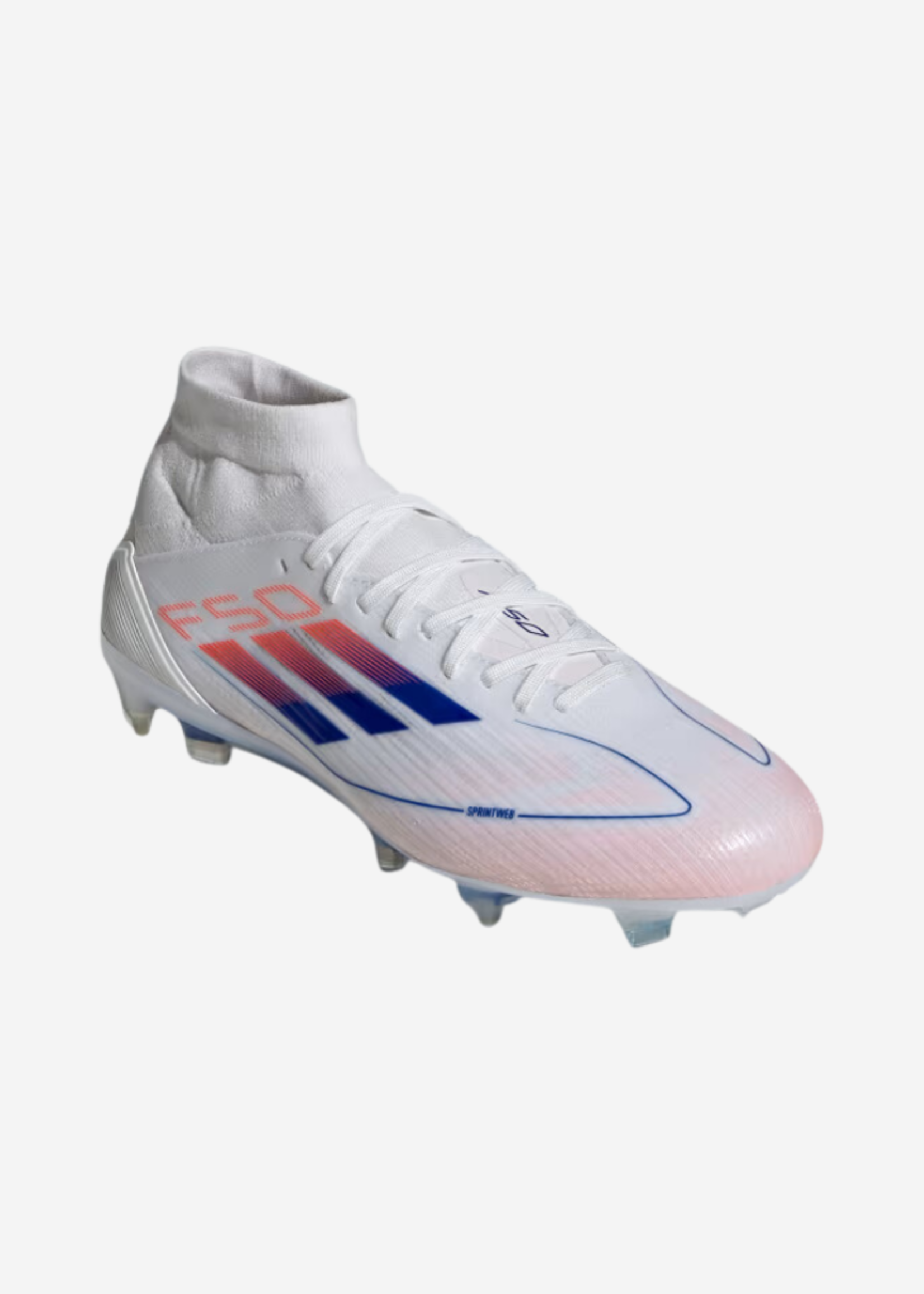 ADIDAS ADIDAS F50 PRO MID FG W  WHITE/BLUE/SOLRED ID9187