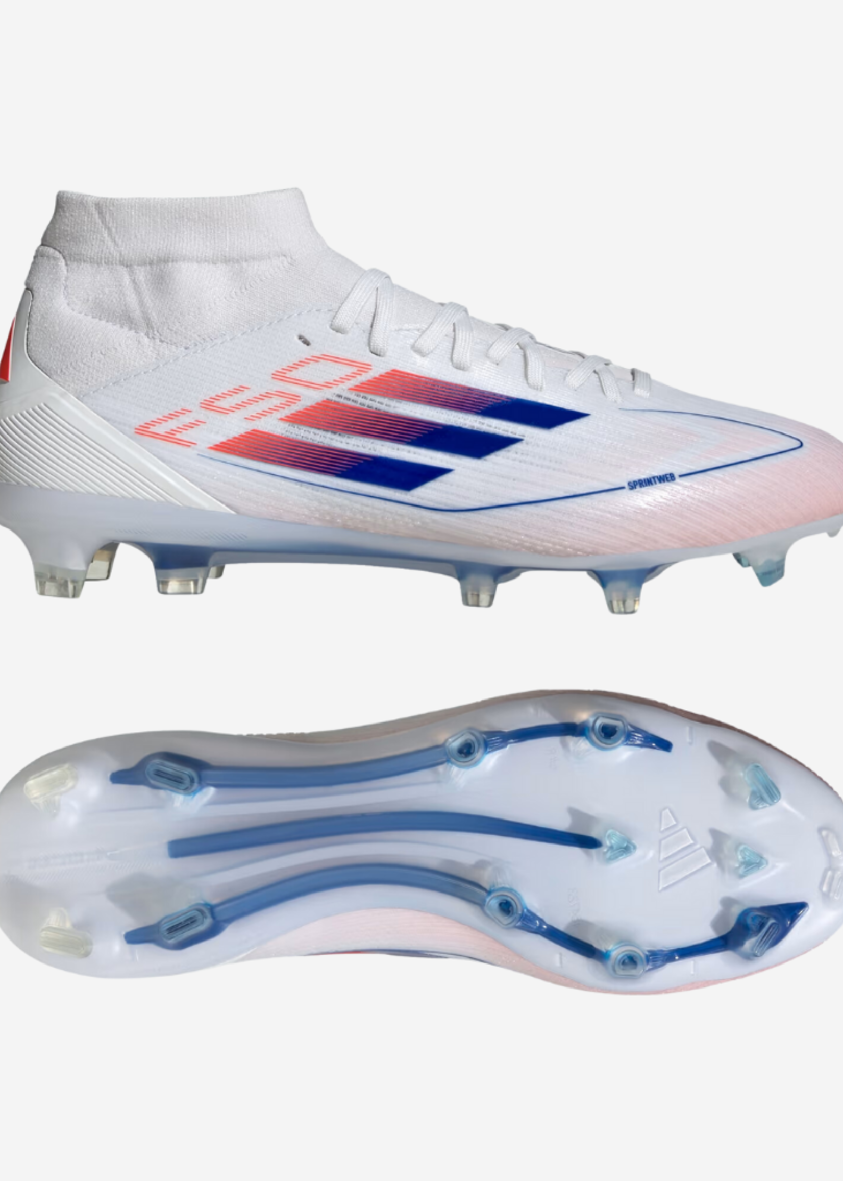 ADIDAS ADIDAS F50 PRO MID FG W  WHITE/BLUE/SOLRED ID9187