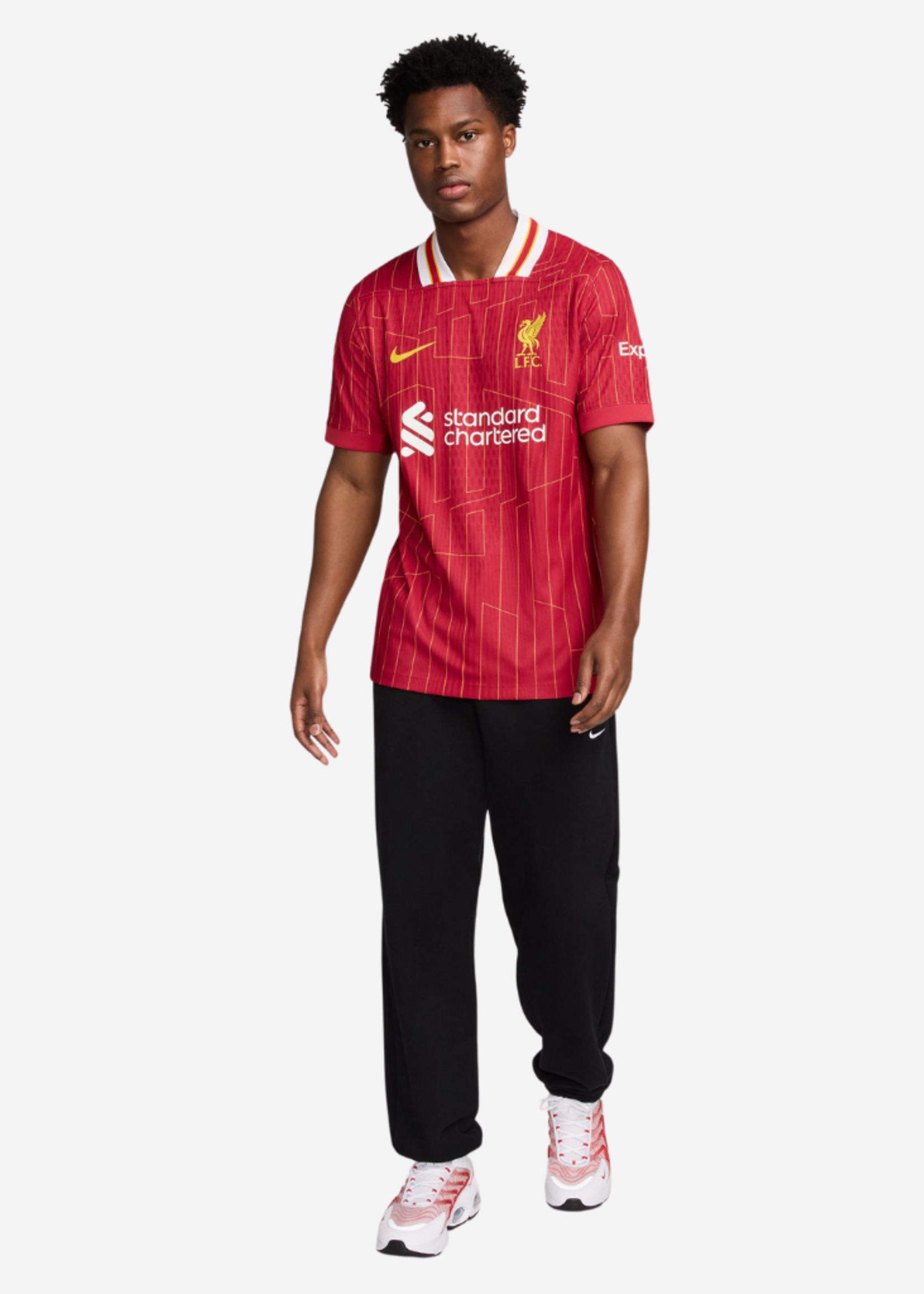 NIKE Liverpool FC 2024/25 Match Home RED/WHITE/YELLOW FN8776-688