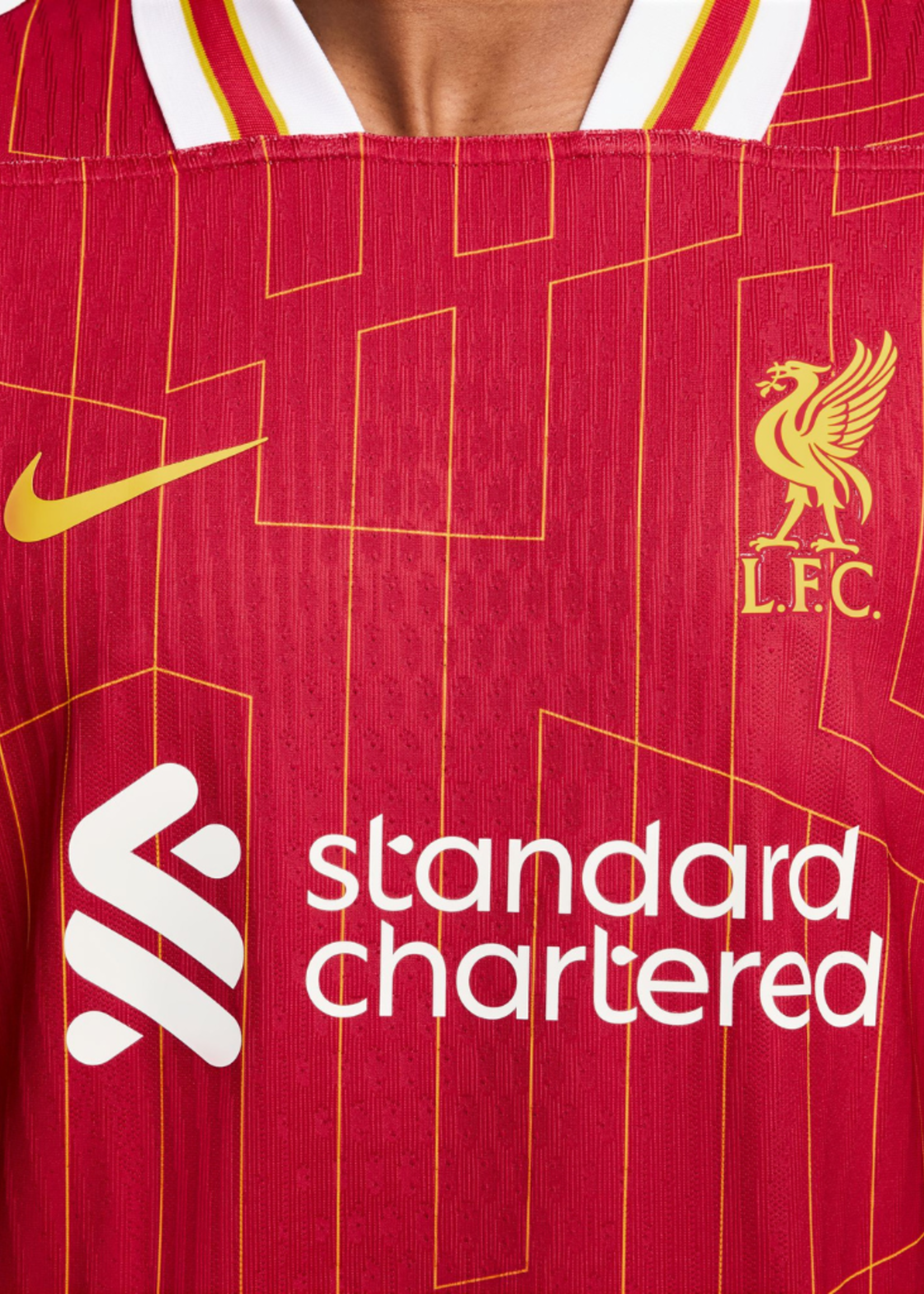 NIKE Liverpool FC 2024/25 Match Home RED/WHITE/YELLOW FN8776-688