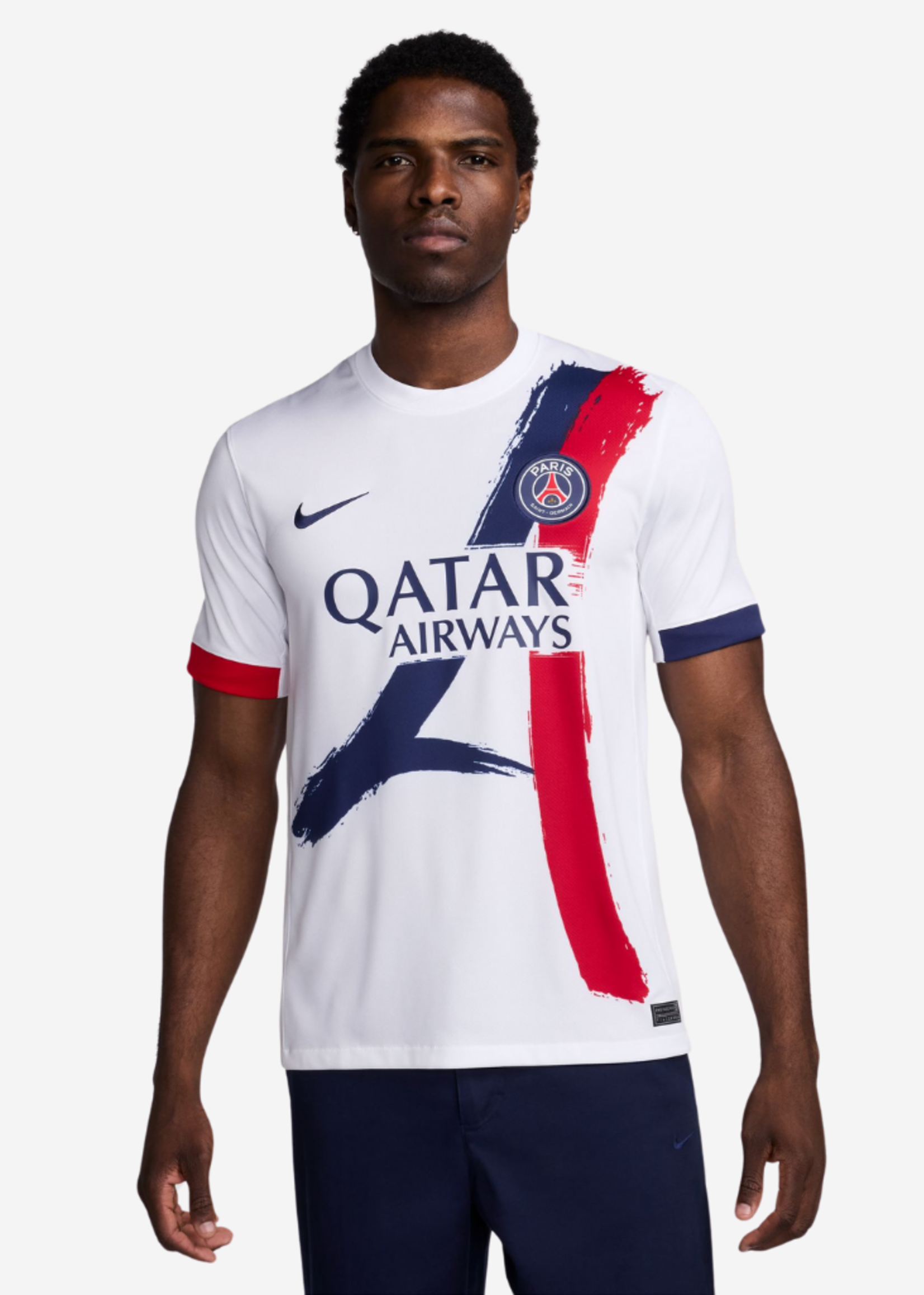 NIKE Paris Saint-Germain 2024/25 Stadium Away WHITE/NAVY FN8781-101