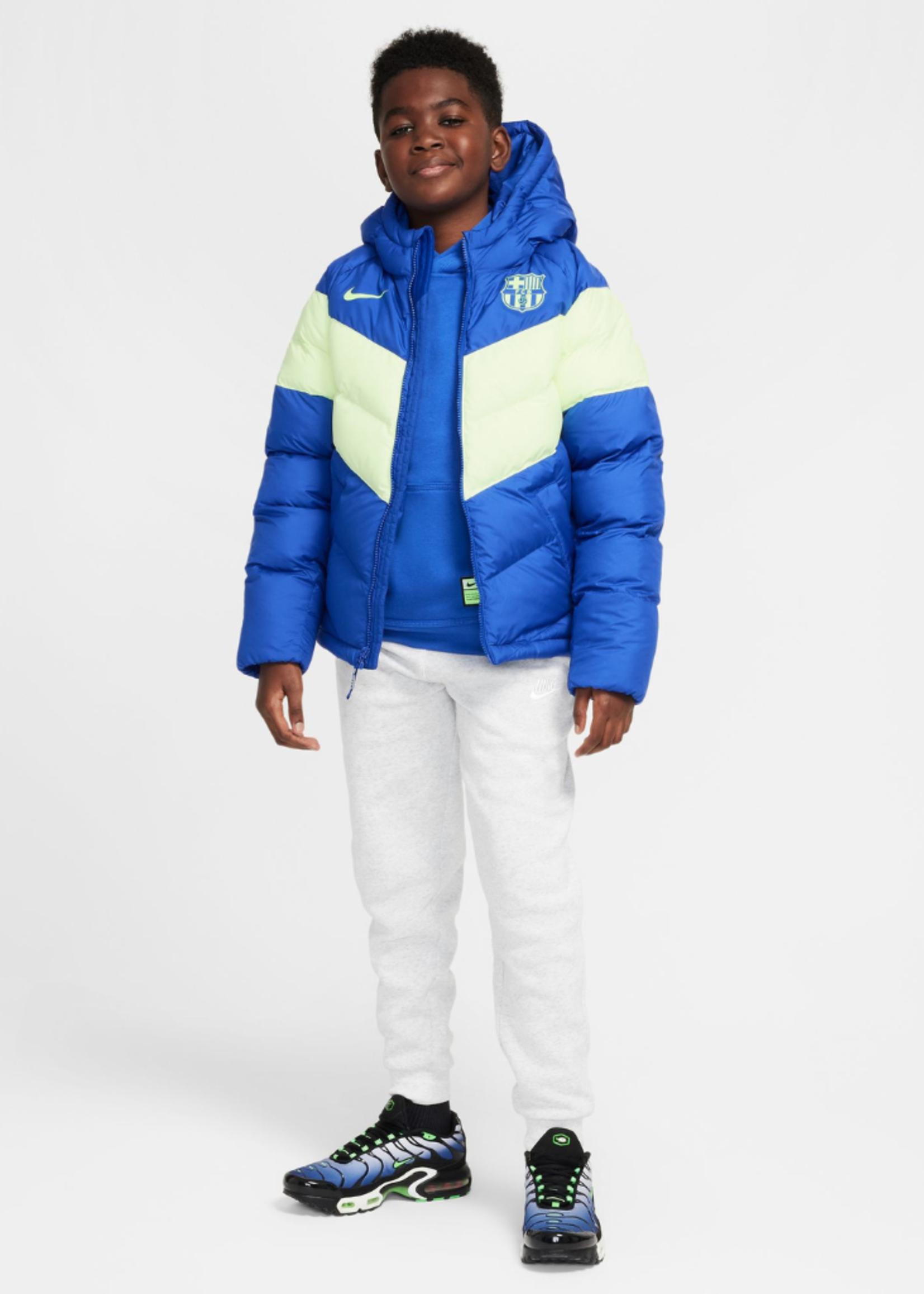 NIKE FC Barcelona Third Jacket  ROYAL/VOLT/LIME FQ3423-417