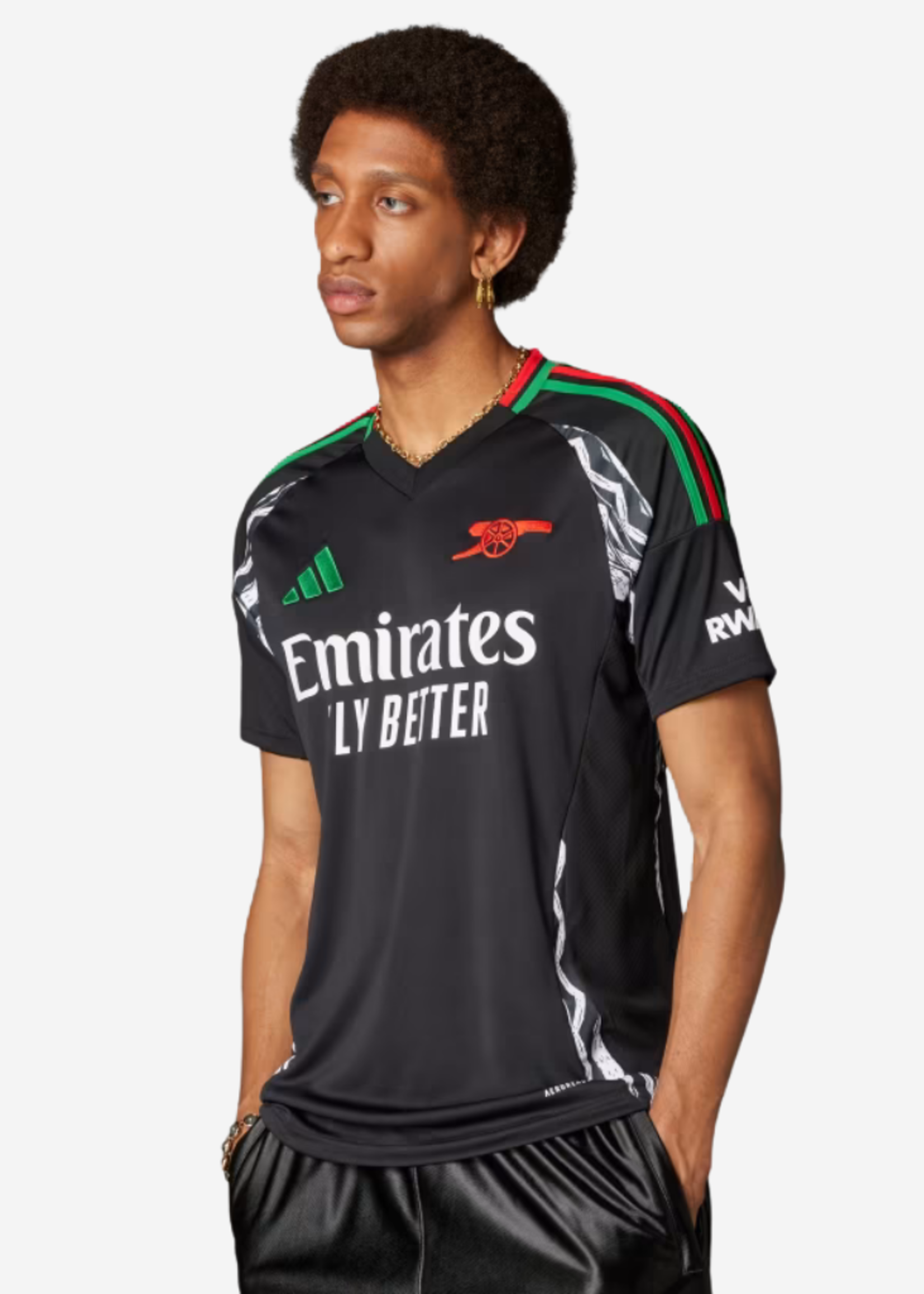 ADIDAS AFC ARSENAL AWAY JERSEY BLACK IT6148
