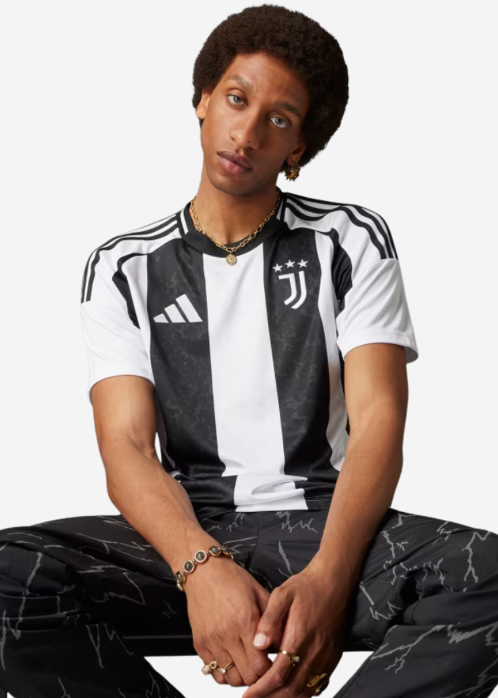 ADIDAS JUVE HOME JERSEY WHITE/BLACK IS8002