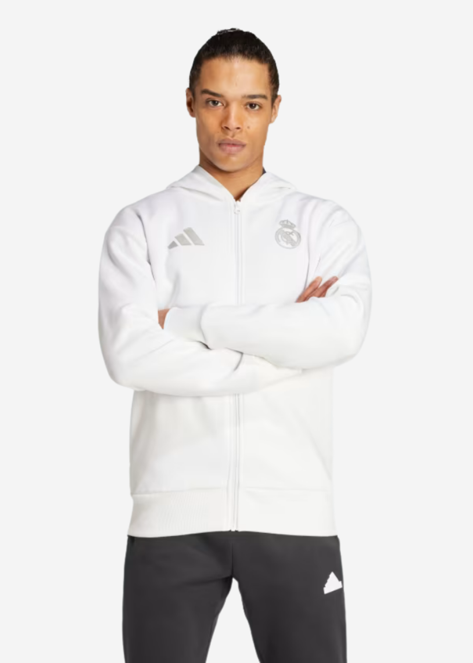 ADIDAS REAL MADRID ANTH JACKET WHITE IT3805