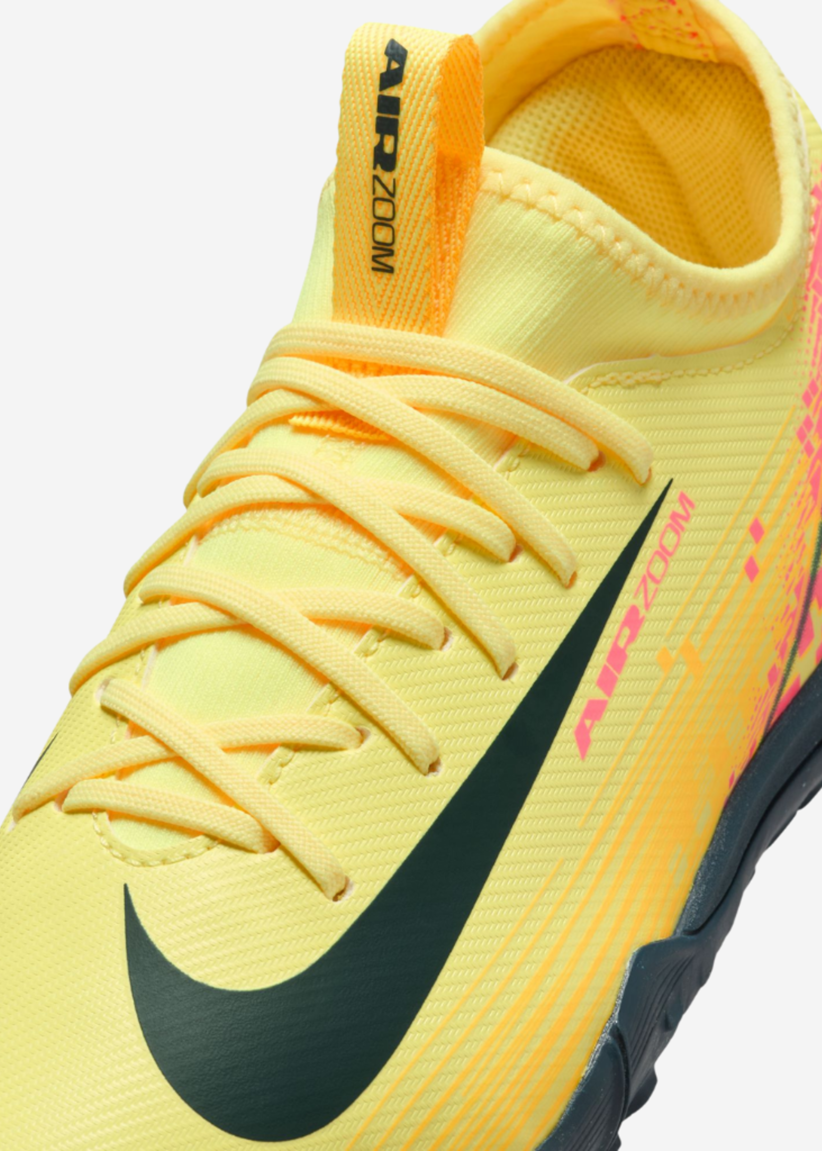 NIKE JR ZOOM VAPOR 16 ACADEMY KM TF LT LASER ORANGE/NAVY FQ8285-800