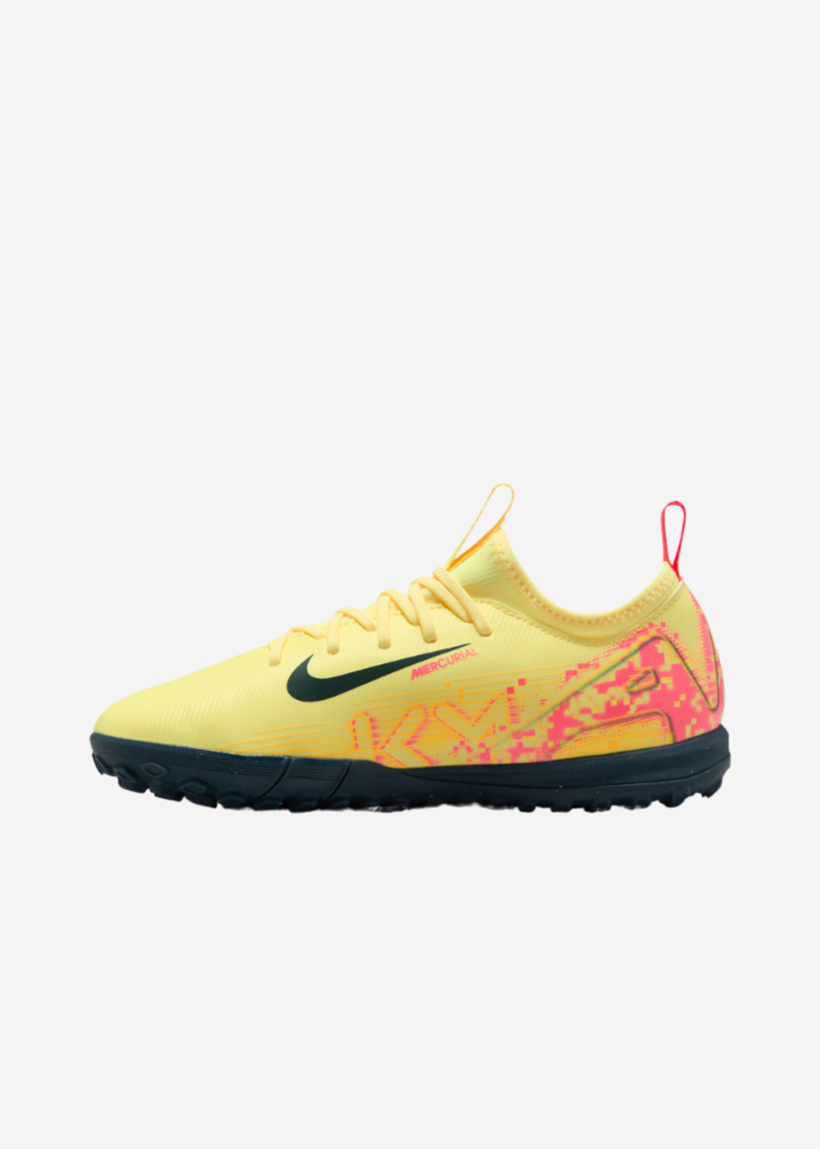 NIKE JR ZOOM VAPOR 16 ACADEMY KM TF LT LASER ORANGE/NAVY FQ8285-800