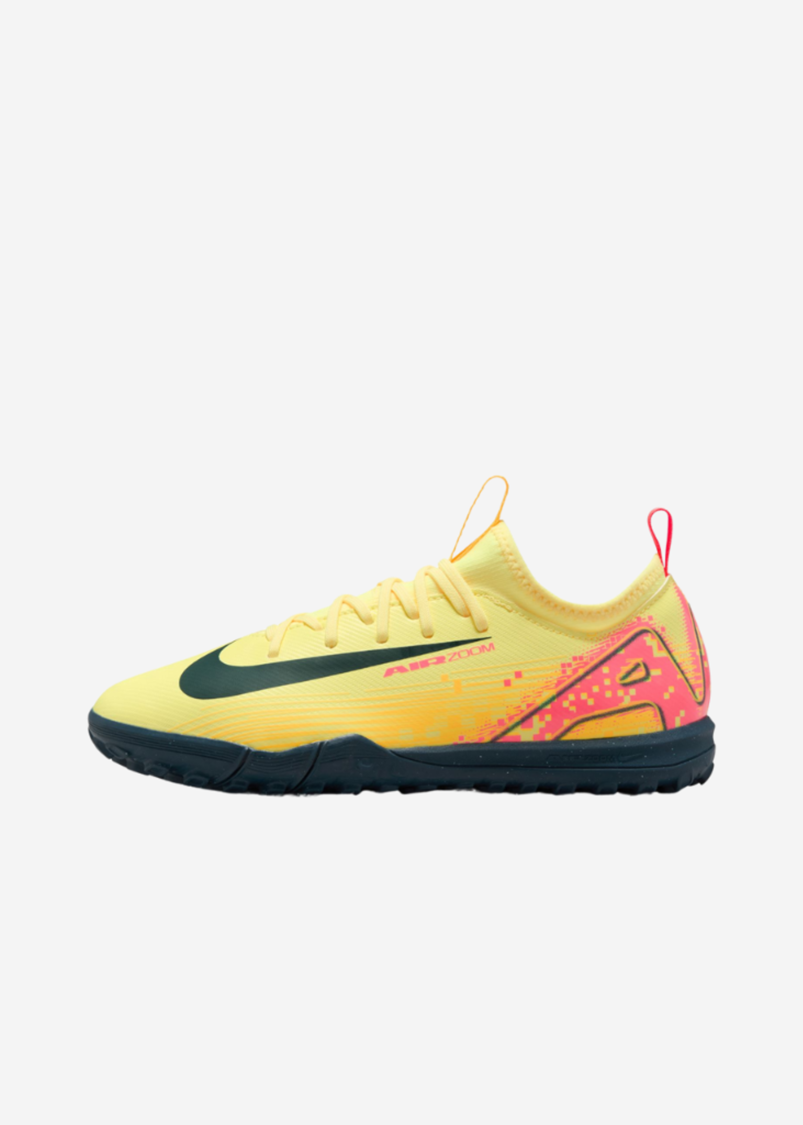 NIKE JR ZOOM VAPOR 16 ACADEMY KM TF LT LASER ORANGE/NAVY FQ8285-800