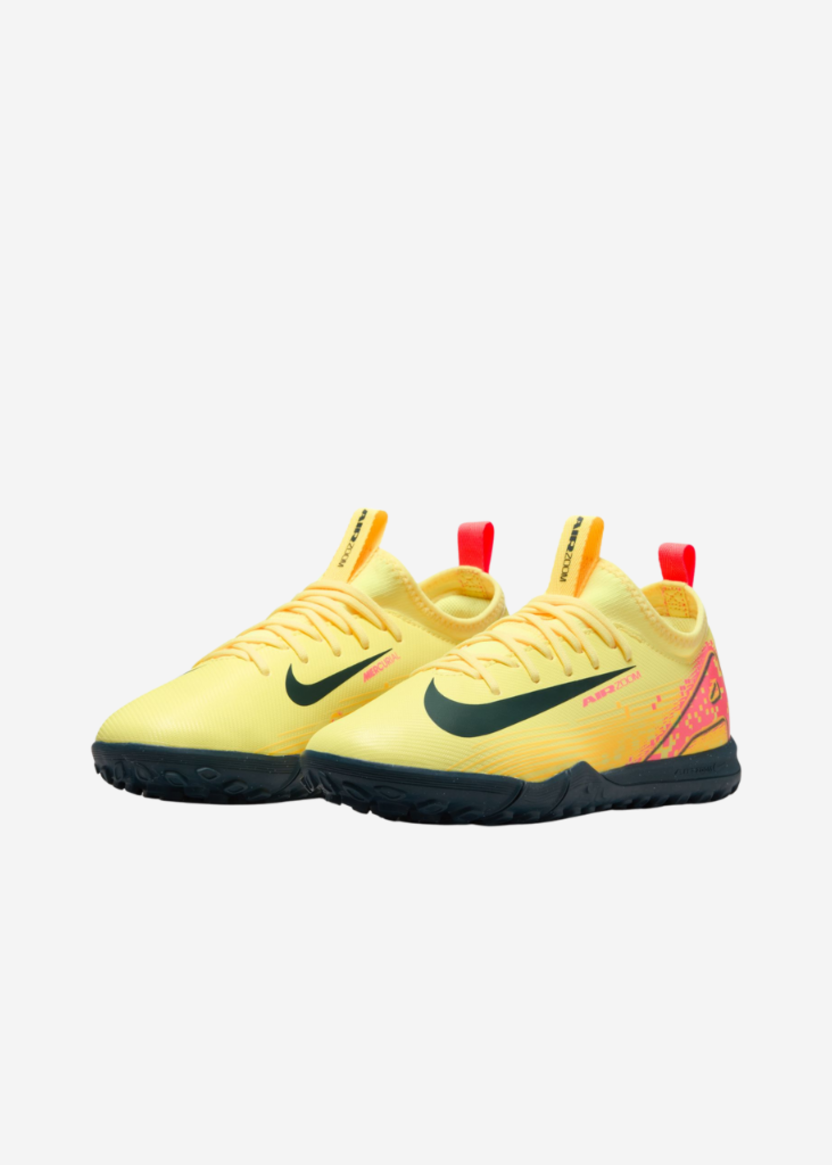 NIKE JR ZOOM VAPOR 16 ACADEMY KM TF LT LASER ORANGE/NAVY FQ8285-800
