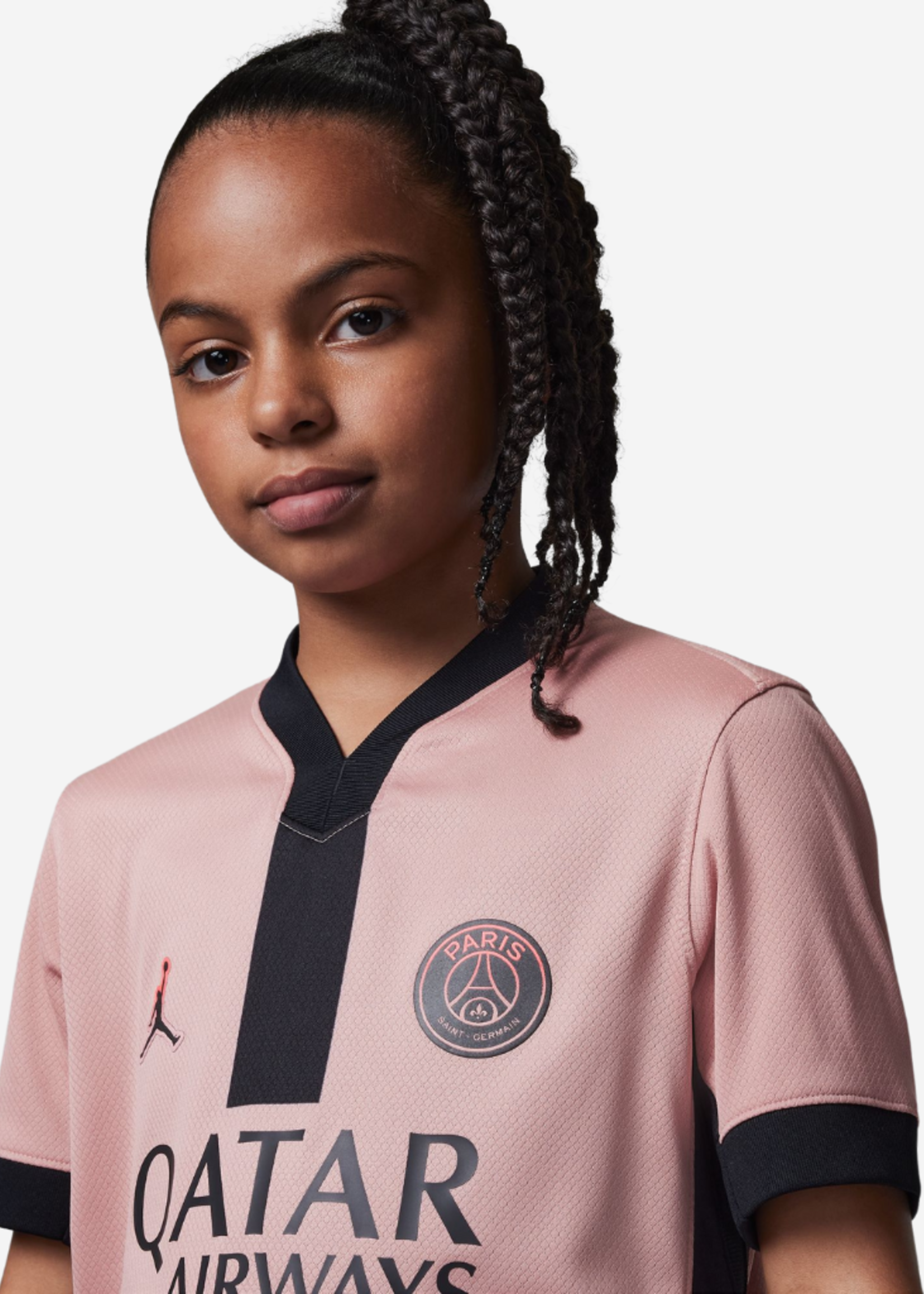 NIKE Paris Saint-Germain 2024/25 Stadium Third RUST PINK/BLACK FQ2254-686
