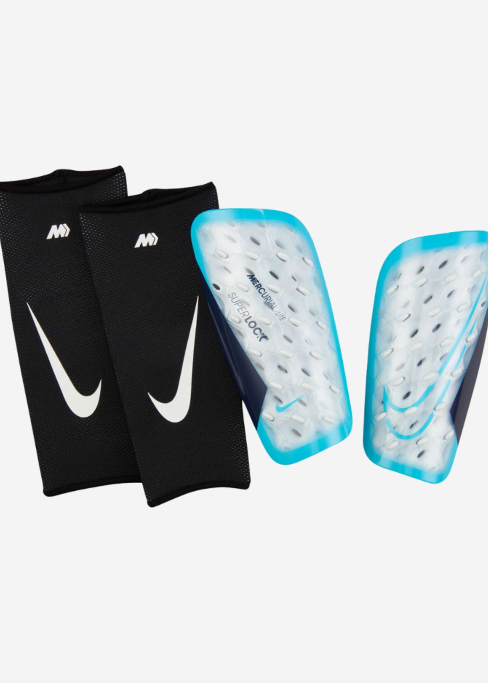 NIKE Nike Mercurial Lite SuperLock Shin Guard BLUE FURY/BLACK DV1770-420
